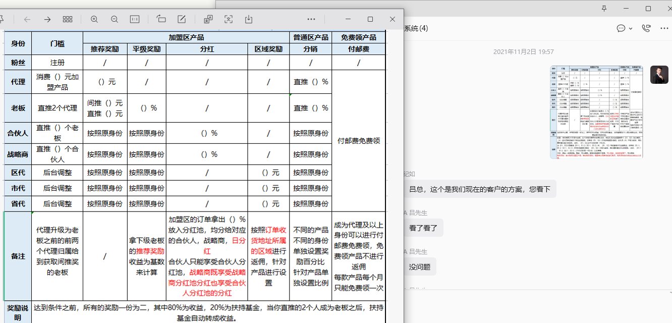 链动2+1系统合作客户方案对接