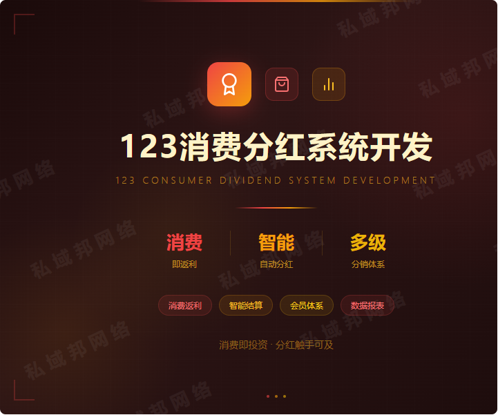 123消费分红系统开发 123消费分红系统开发